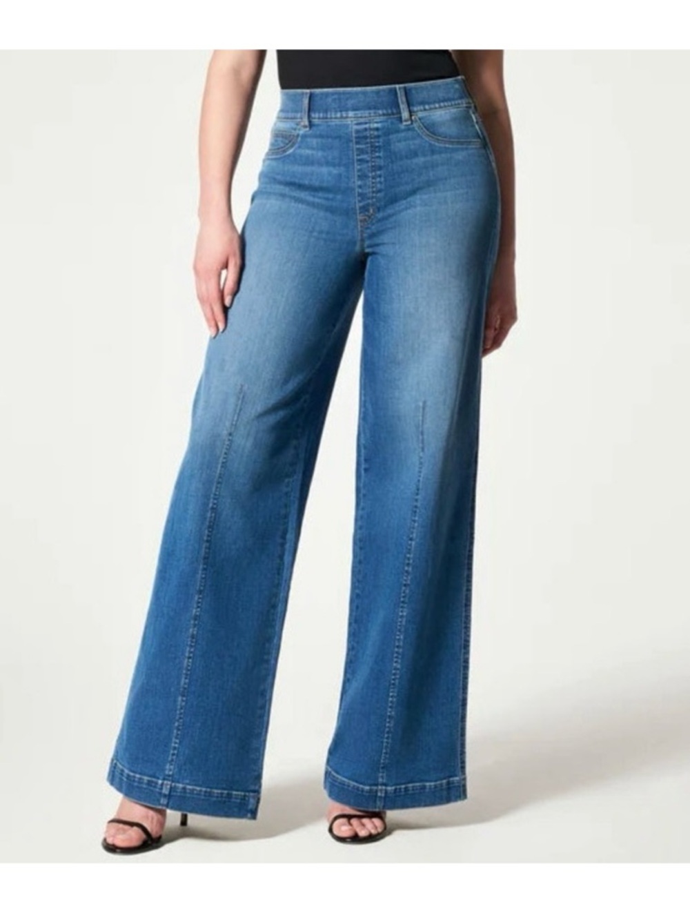 SPANX Wide Leg Flare Jeans Size L